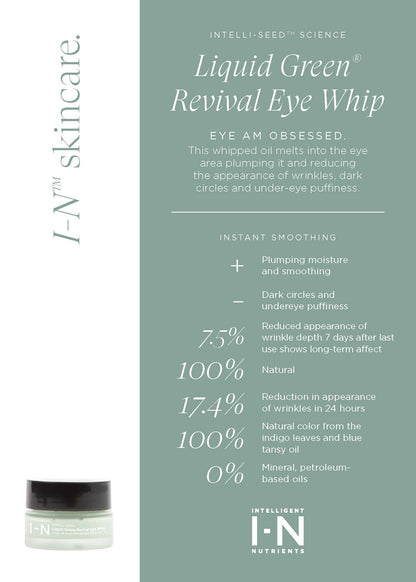 Clinical Product Sheets - Liquid Green Eye Whip (pad of 25)