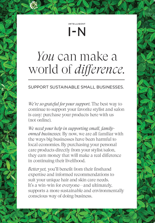 Support Your Stylist Mirror Card